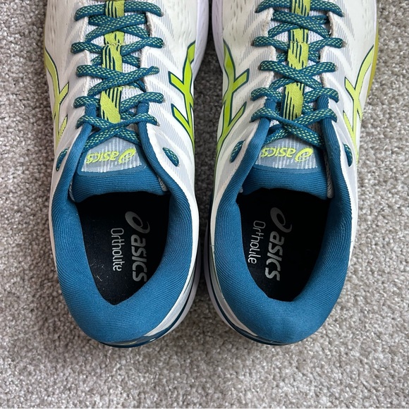 ASICS GEL-Kayano Ace Spikeless Size 11 Golf Shoes Men's White/Neon Lime 1111A209 - Picture 5 of 12